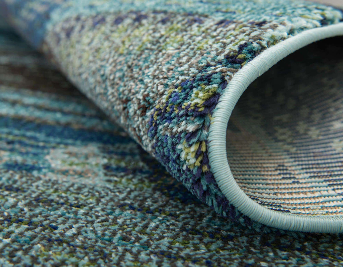 Rechteck Teppich Santa Fe in Blau von Hadorn™ - Lifestyle Image