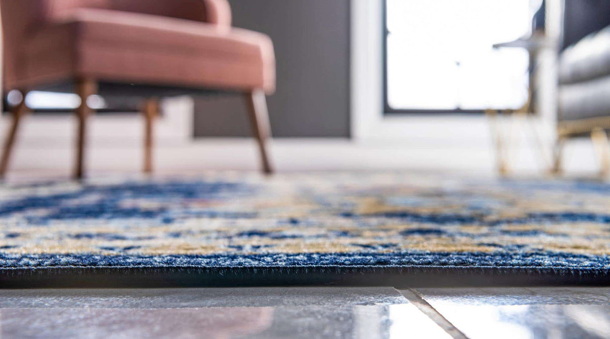 Rechteck Teppich Heriz Design in Blau von Hadorn™ - Lifestyle Image