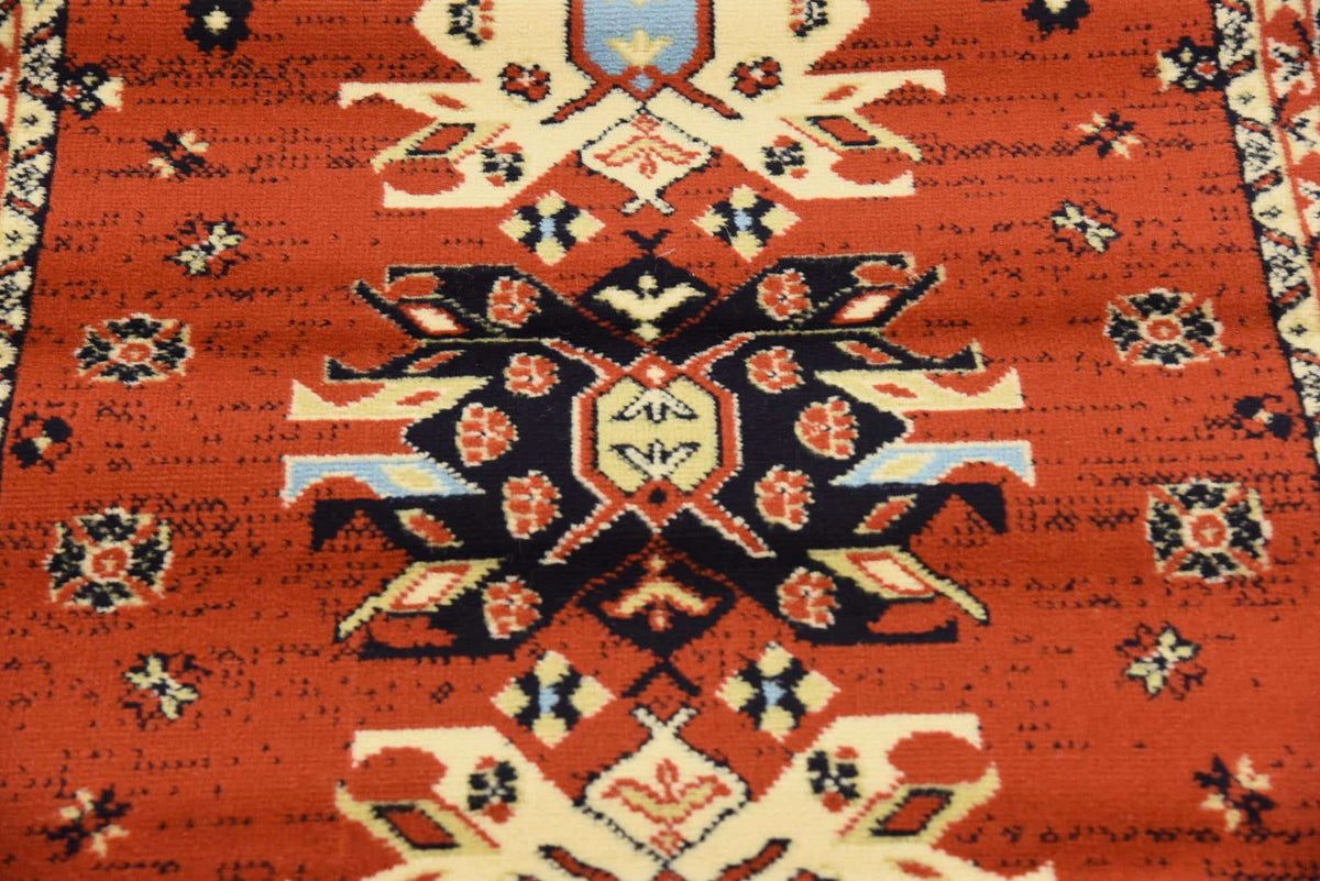 Läufer Teppich Heriz Design in Rot von Hadorn™ - Lifestyle Image