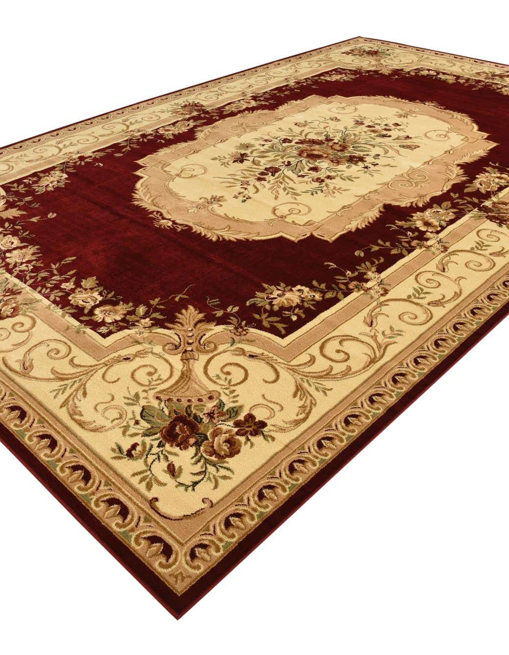 Rechteck Teppich Classic Aubusson in Rot von Hadorn™ - Lifestyle Image