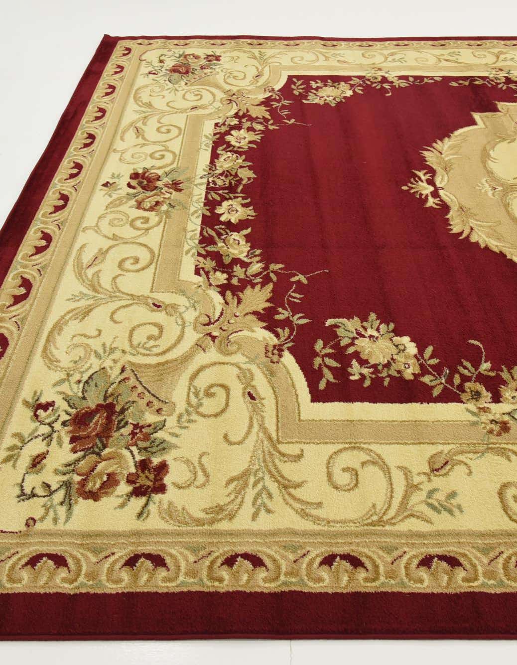 Rechteck Teppich Classic Aubusson in Rot von Hadorn™ - Lifestyle Image