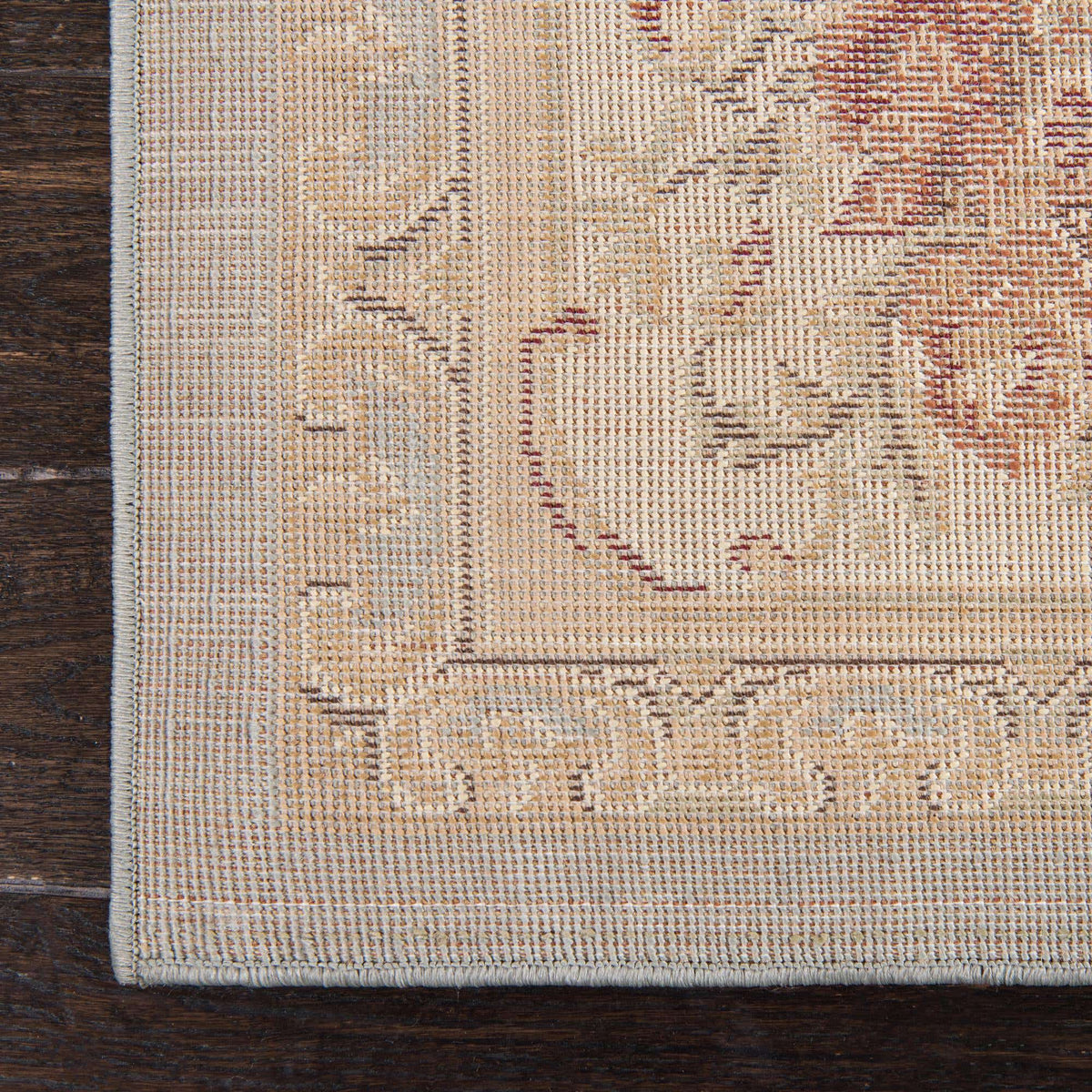 Rechteck Teppich Classic Aubusson in Hellblau von Hadorn™ - Lifestyle Image