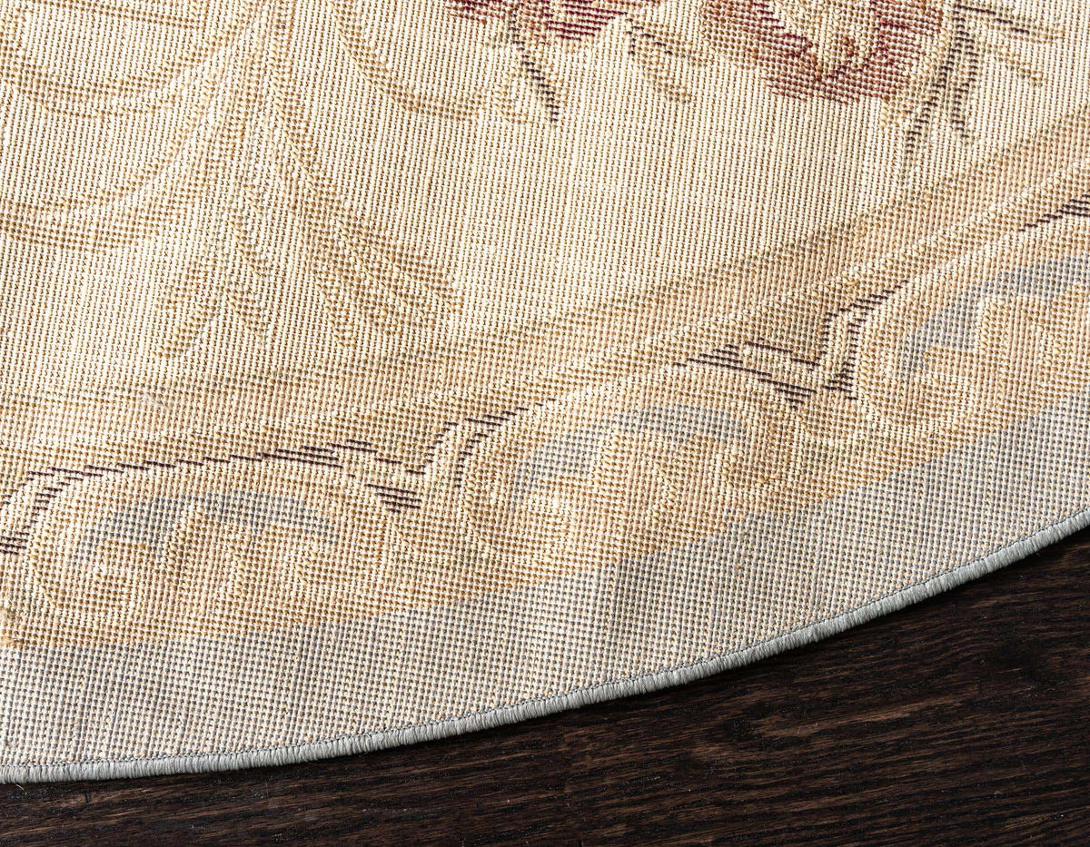 Rund Teppich Classic Aubusson in Hellblau von Hadorn™ - Lifestyle Image