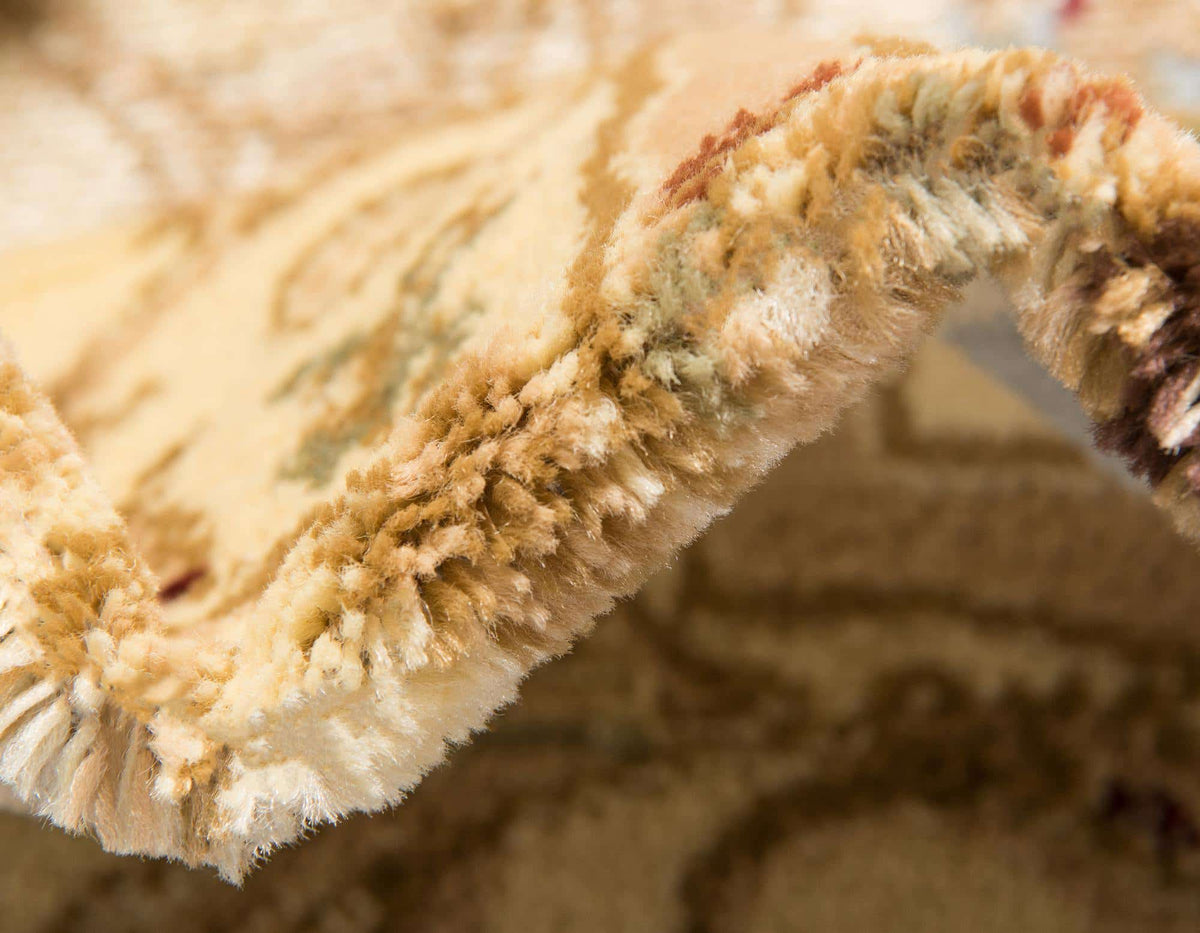 Rund Teppich Classic Aubusson in Hellblau von Hadorn™ - Lifestyle Image