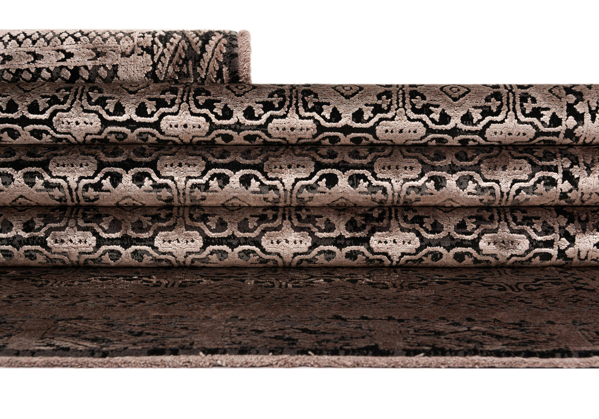 Rechteck Luxus Teppich Liestal in Grau von Hadorn™ - Lifestyle Image