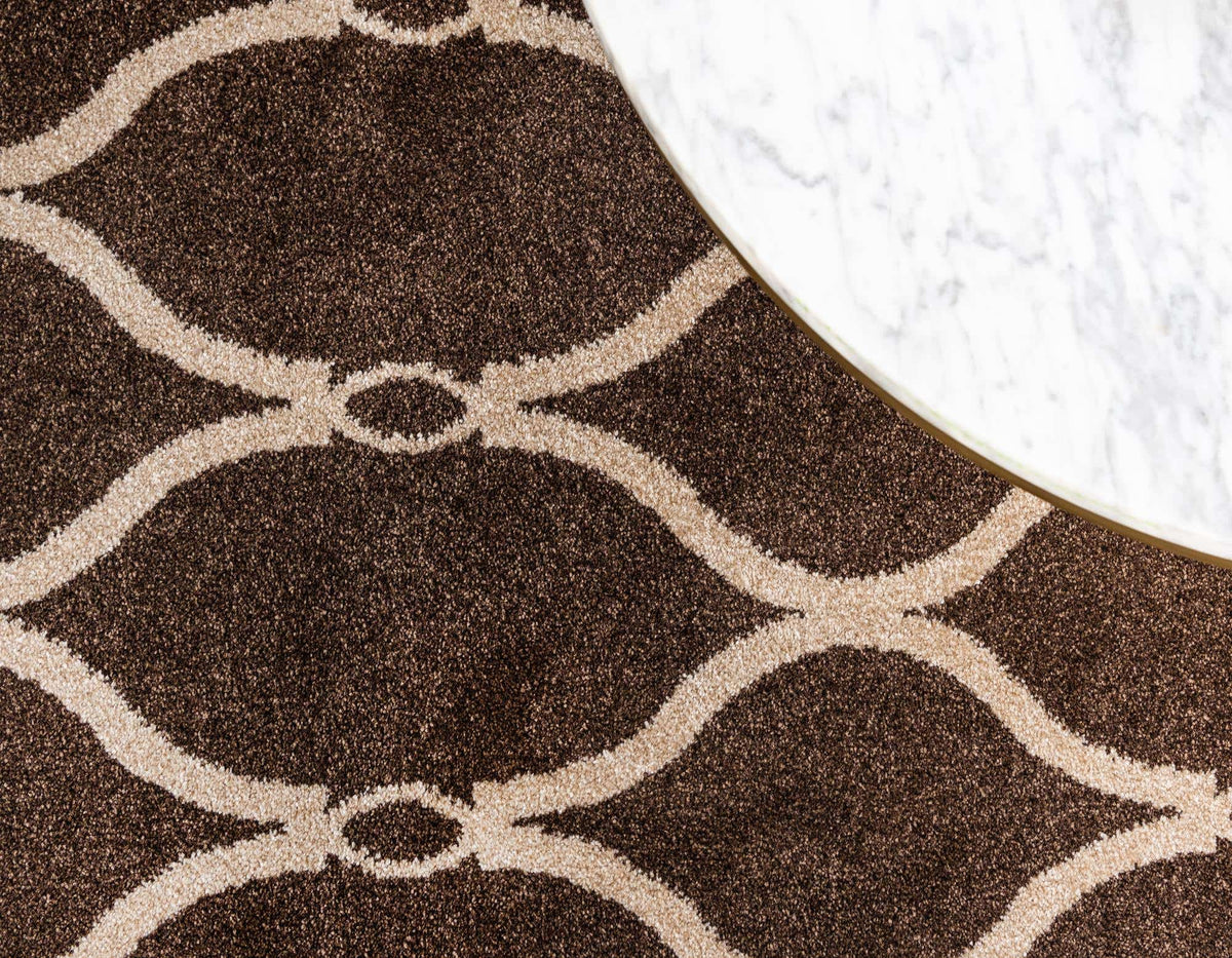 Rechteck Teppich Trellis in Braun von Hadorn™ - Lifestyle Image