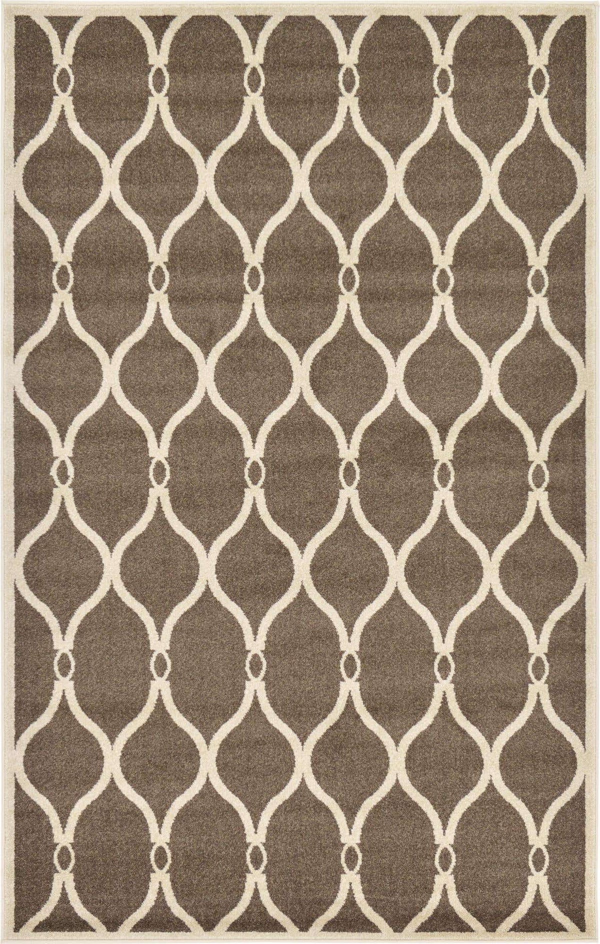 Rechteck Teppich Trellis in Braun von Hadorn™ - Lifestyle Image