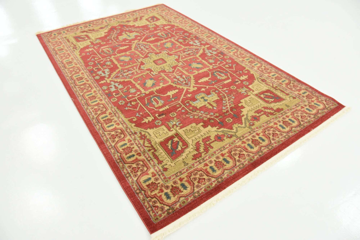 Rechteck Teppich Serapi in Rot von Hadorn™ - Lifestyle Image