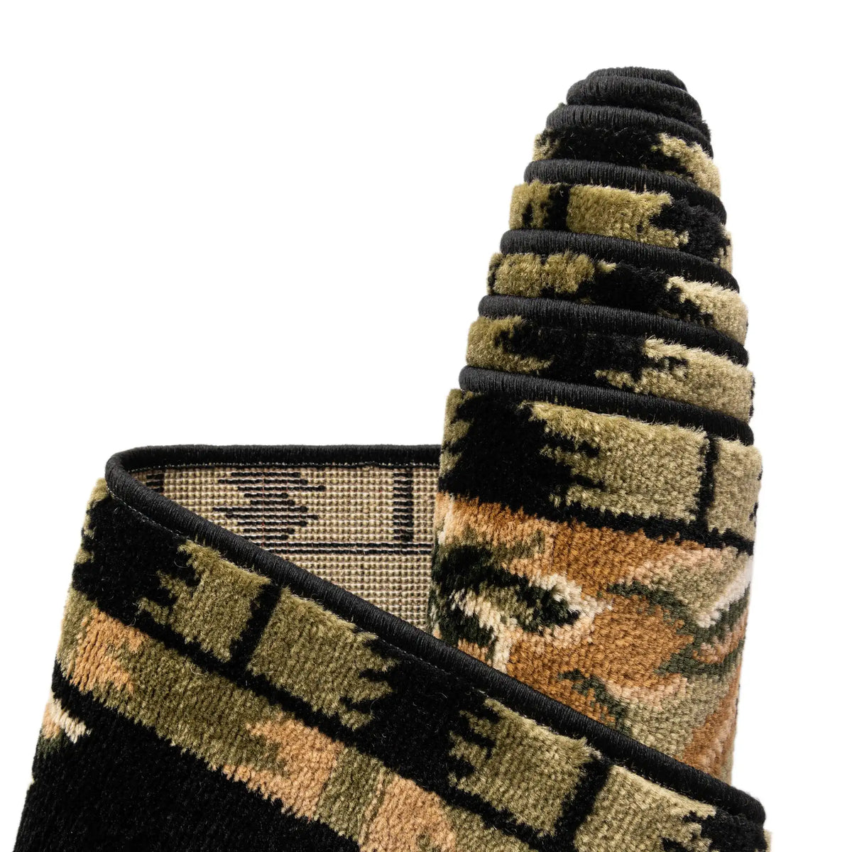Rechteck Teppich Country in Schwarz von Hadorn™ - Lifestyle Image