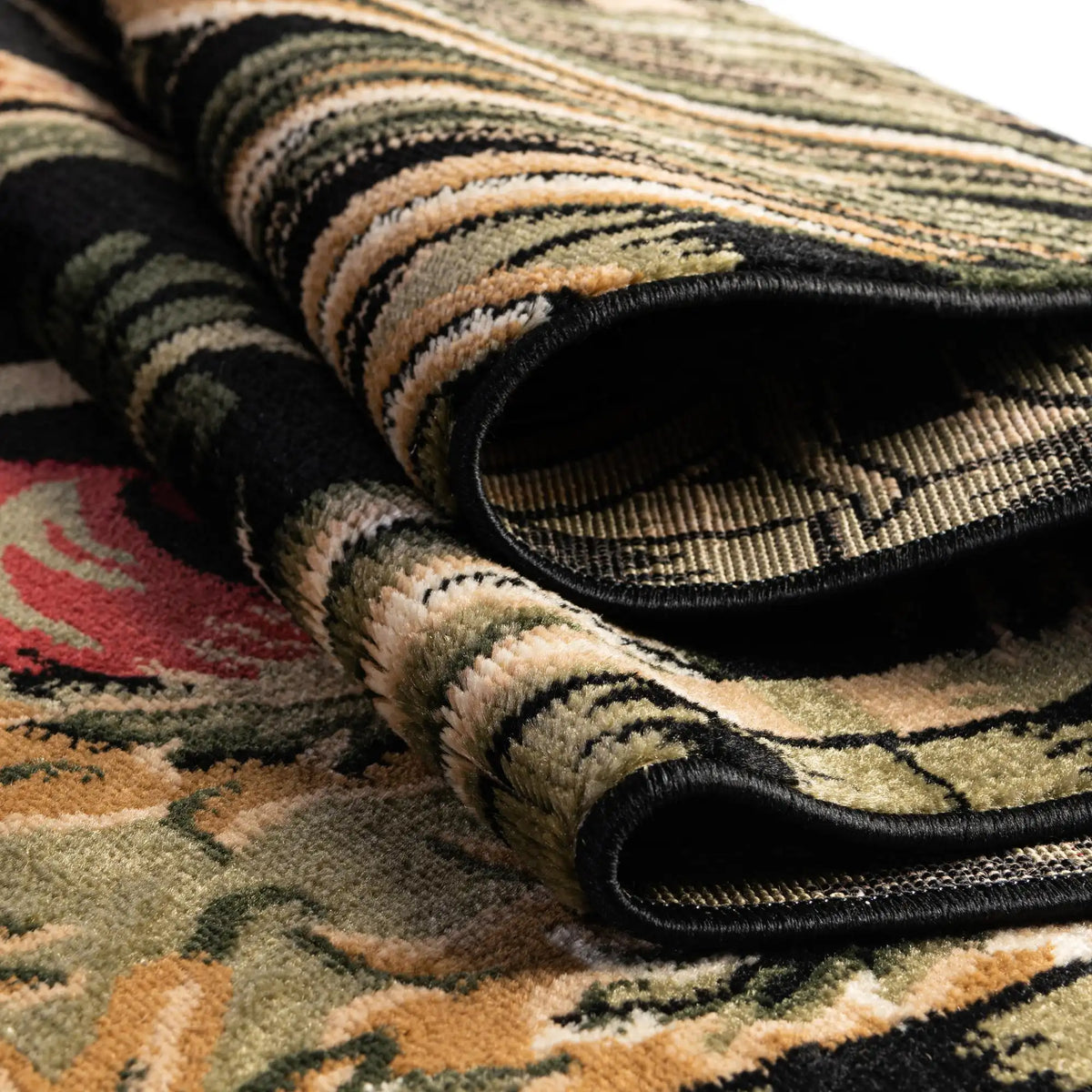Rechteck Teppich Country in Schwarz von Hadorn™ - Lifestyle Image