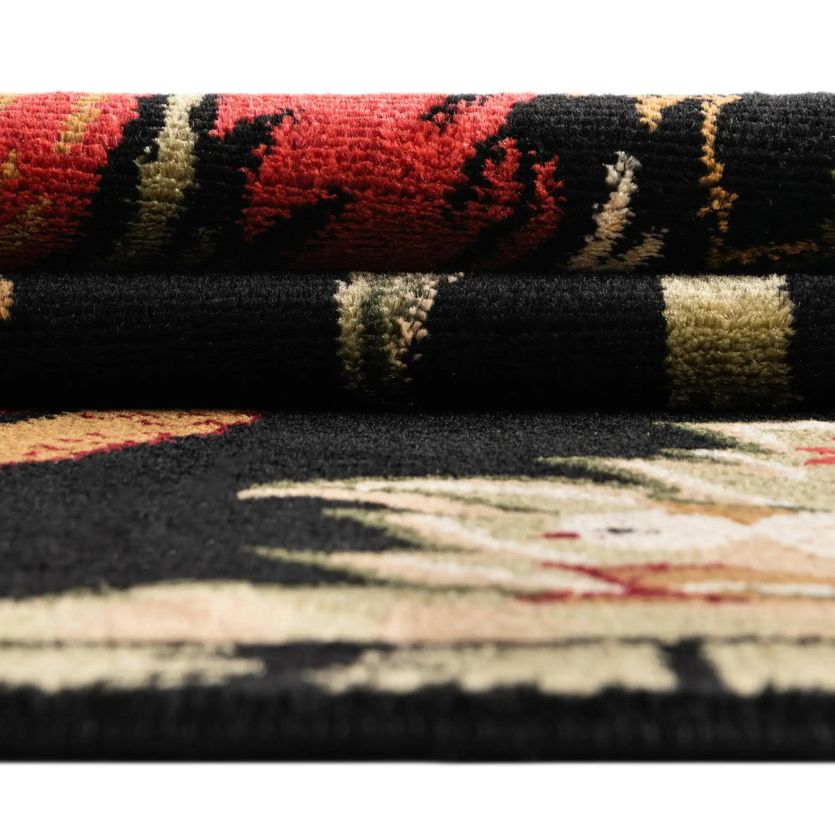 Rechteck Teppich Country in Schwarz von Hadorn™ - Lifestyle Image