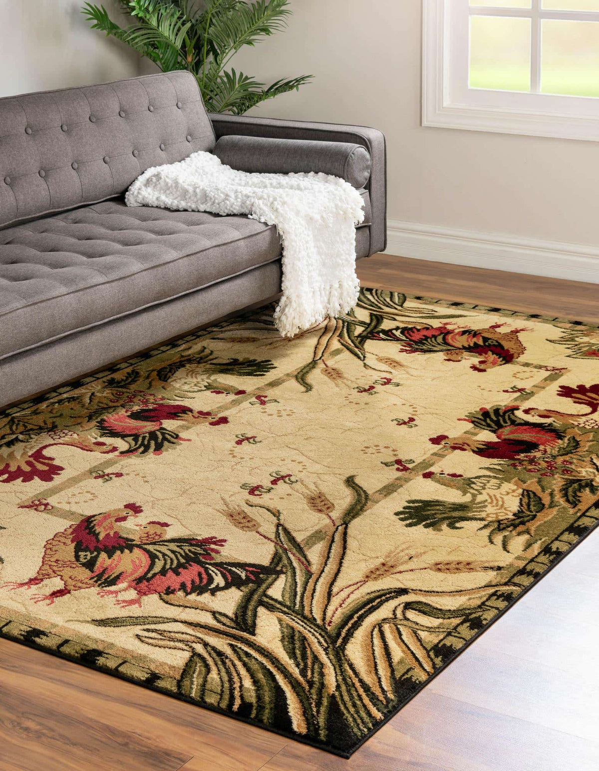 Rechteck Teppich Country in Creme von Hadorn™ - Lifestyle Image