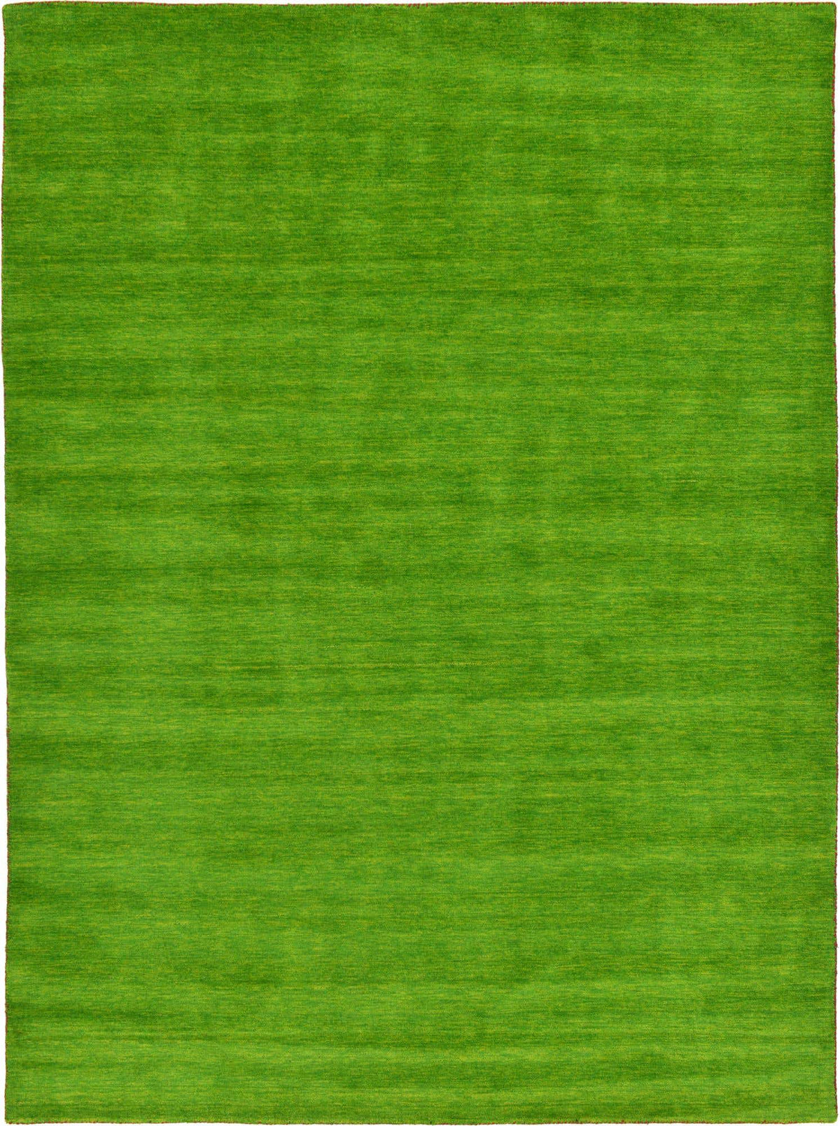 Wolle Teppich Solid Gabbeh in Hellgrün von Hadorn™ - Lifestyle Image