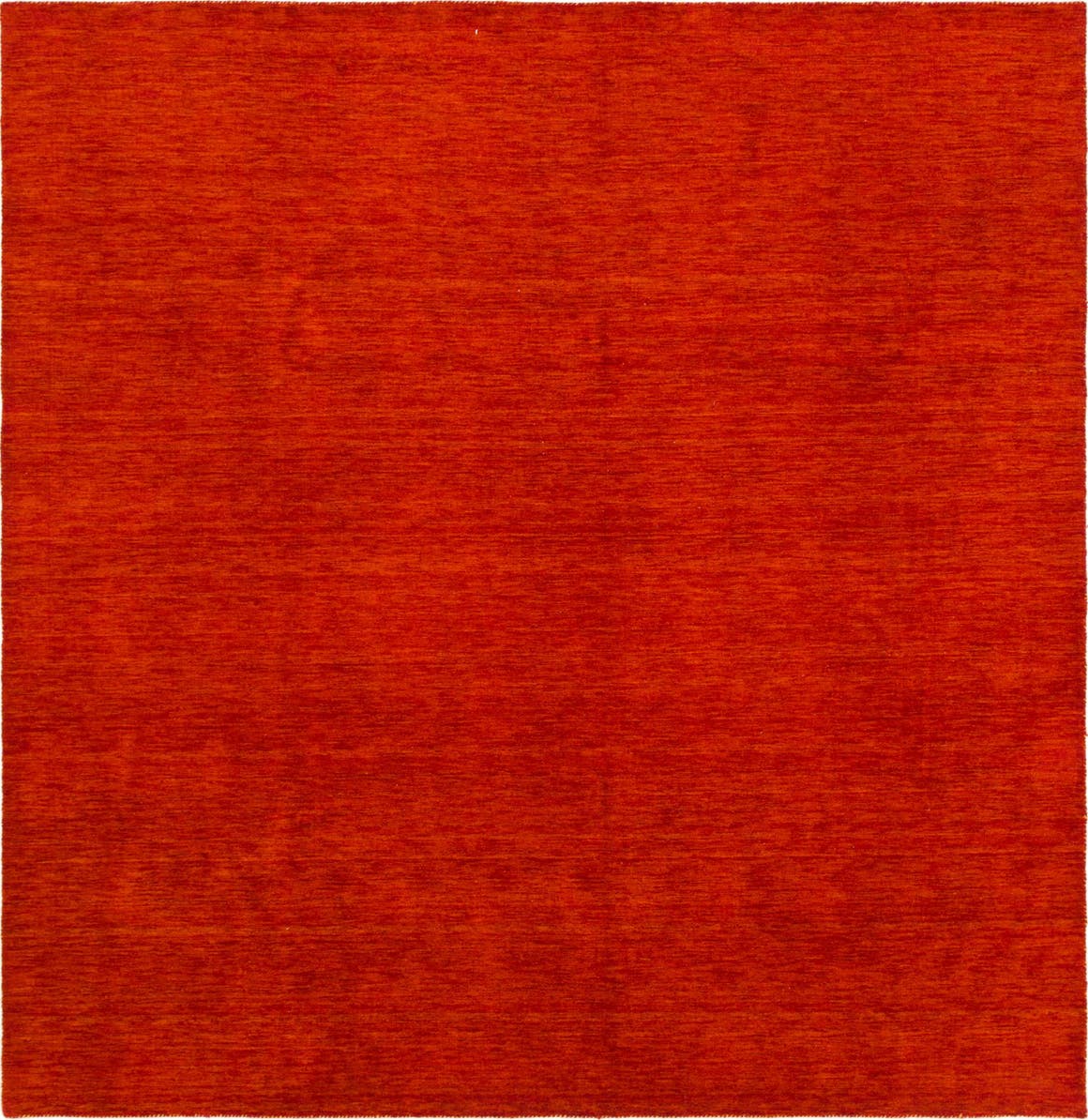 Wolle Teppich Solid Gabbeh in Terrakotta von Hadorn™ - Lifestyle Image