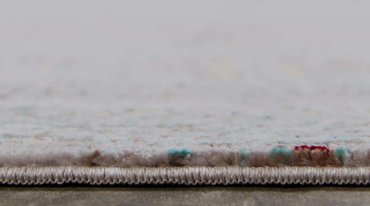 Quadratisch Teppich Aqua in Grau von Hadorn™ - Lifestyle Image