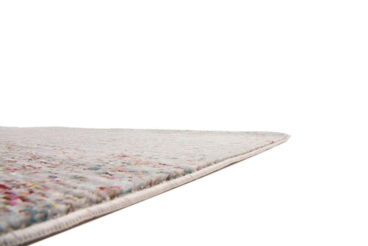 Quadratisch Teppich Aqua in Grau von Hadorn™ - Lifestyle Image