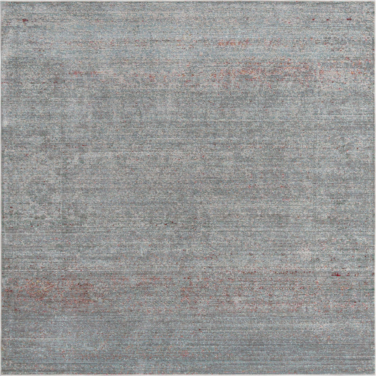 Quadratisch Teppich Aqua in Grau von Hadorn™ - Lifestyle Image