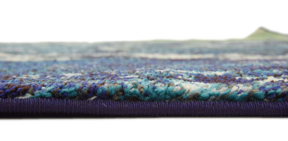 Rechteck Teppich Casablanca in Blau von Hadorn™ - Lifestyle Image