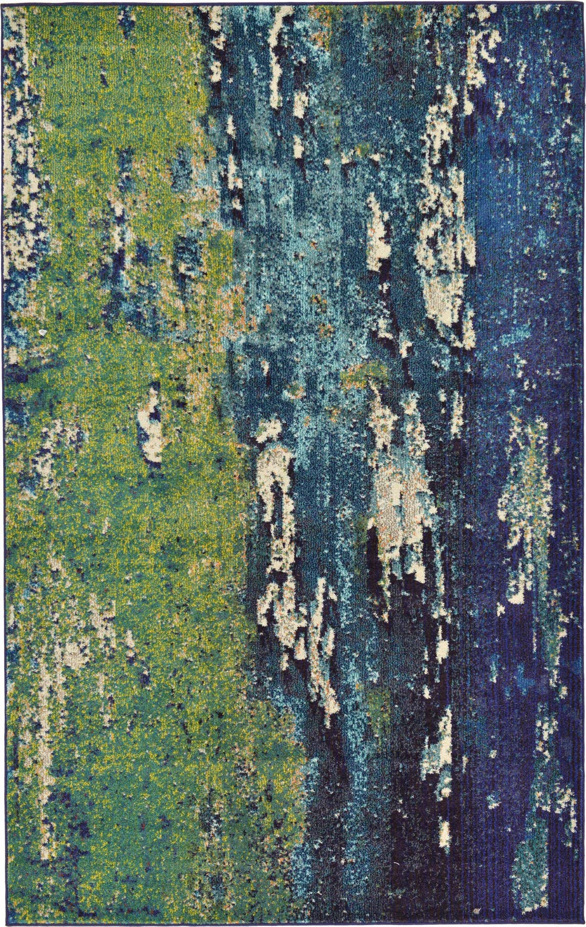 Rechteck Teppich Casablanca in Blau von Hadorn™ - Lifestyle Image
