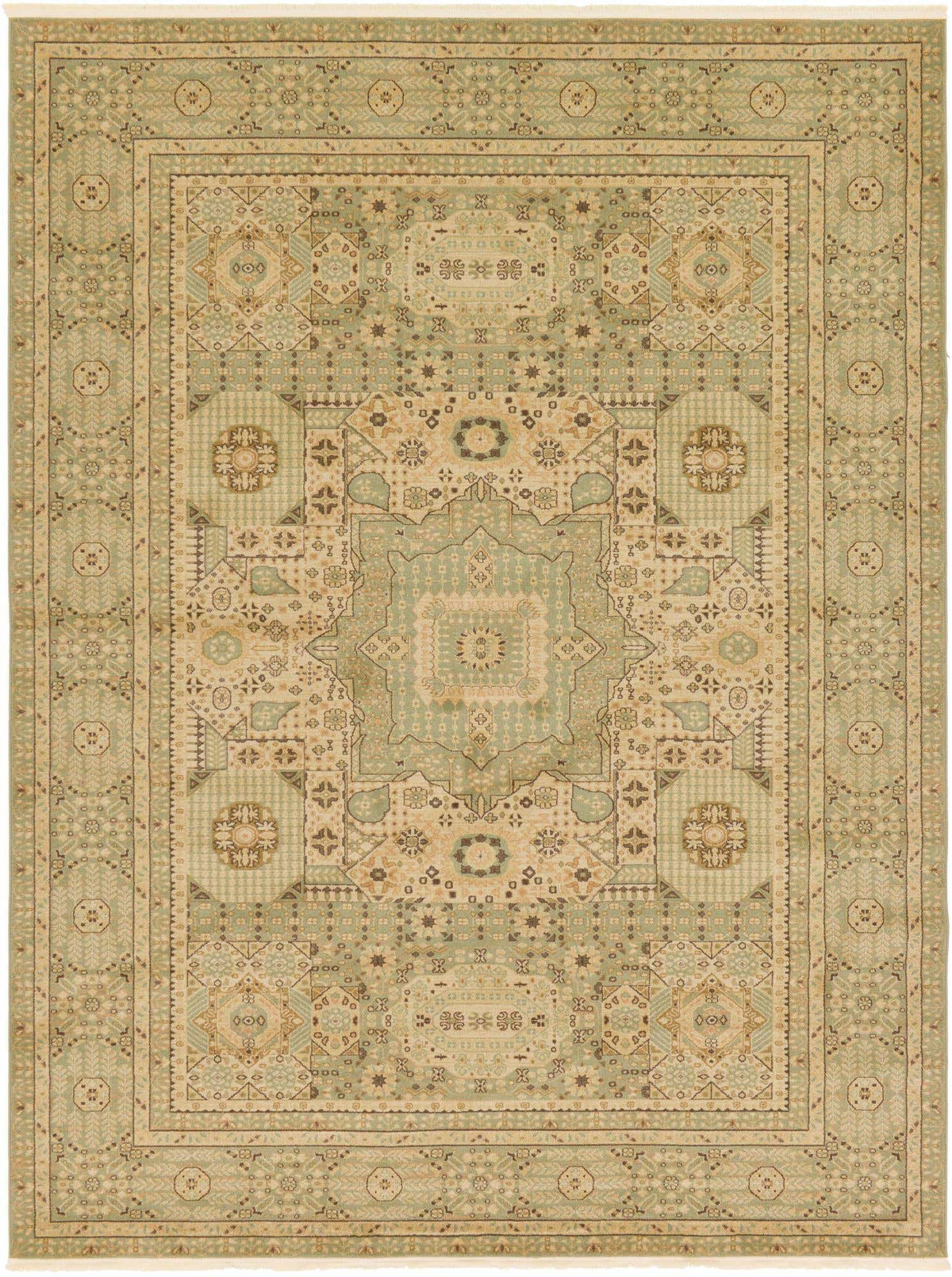 Rechteck Teppich Mamluk in Hellgrün von Hadorn™ - Lifestyle Image