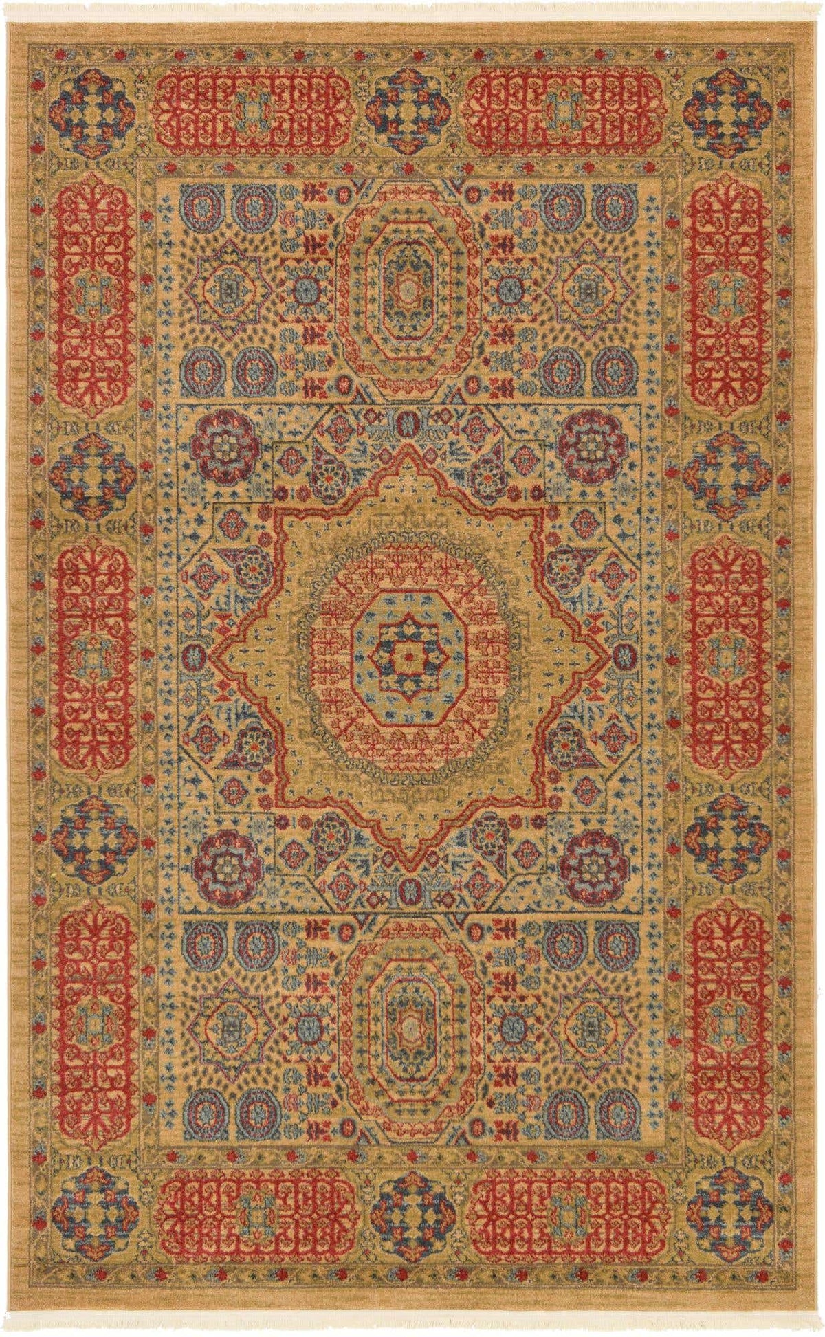 Rechteck Teppich Mamluk in Beige von Hadorn™ - Lifestyle Image