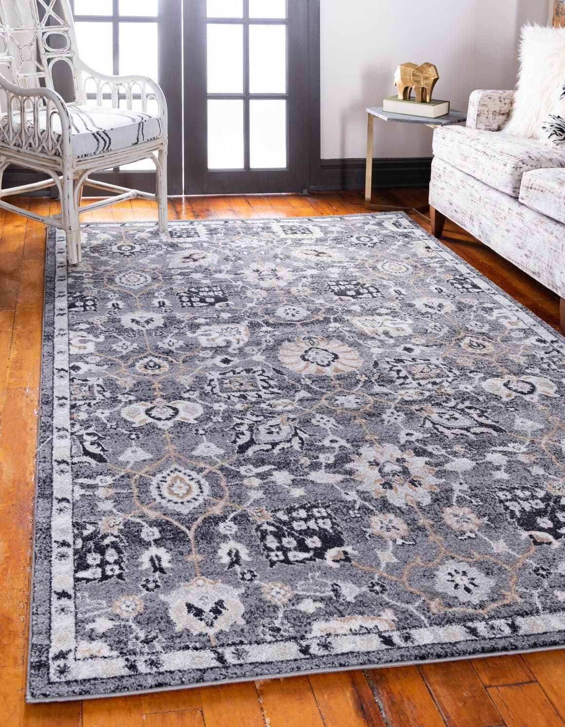 Rechteck Teppich Heritage in Grau von Hadorn™ - Lifestyle Image