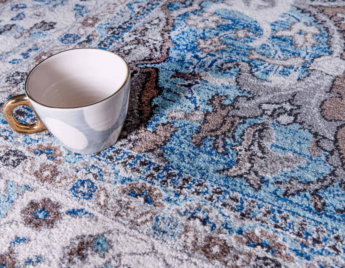 Läufer Teppich Heritage in Hellblau von Hadorn™ - Lifestyle Image