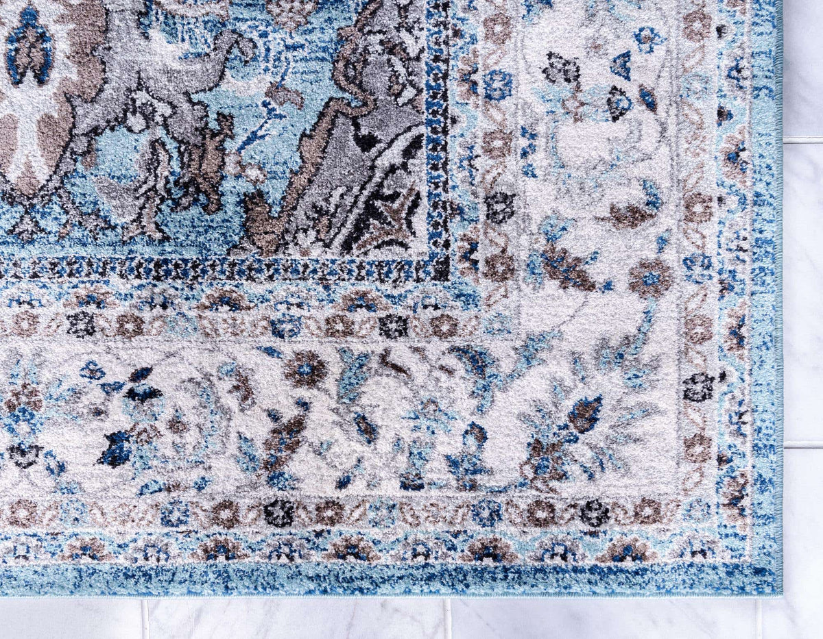 Läufer Teppich Heritage in Hellblau von Hadorn™ - Lifestyle Image