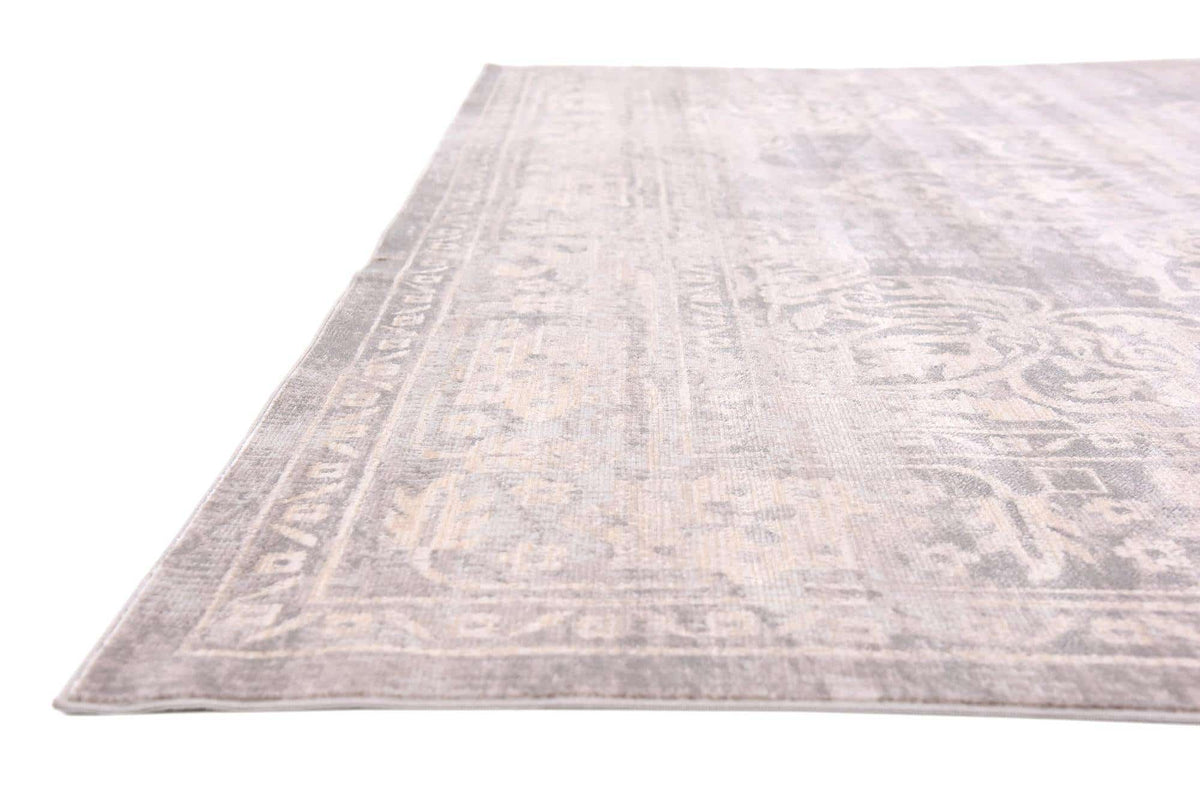 Quadratisch Teppich Restoration in Grau von Hadorn™ - Lifestyle Image