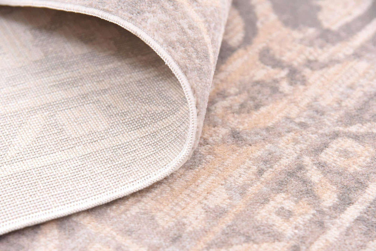 Quadratisch Teppich Restoration in Grau von Hadorn™ - Lifestyle Image
