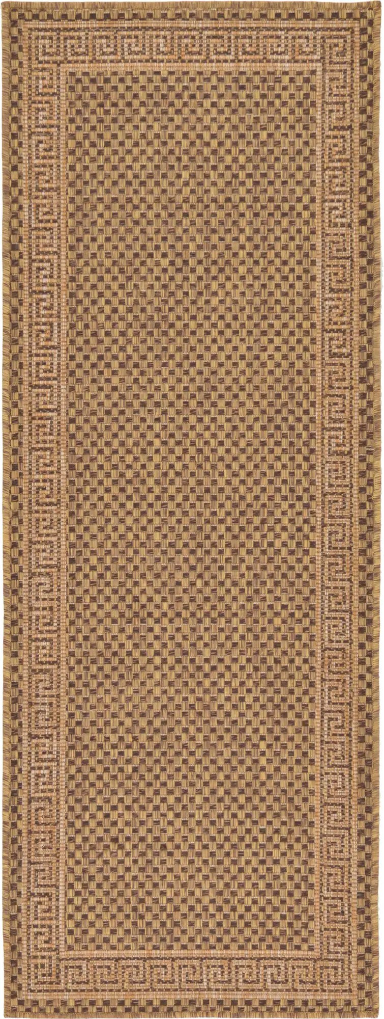 Läufer Outdoor Teppich Outdoor Border in Braun von Hadorn™ - Lifestyle Image