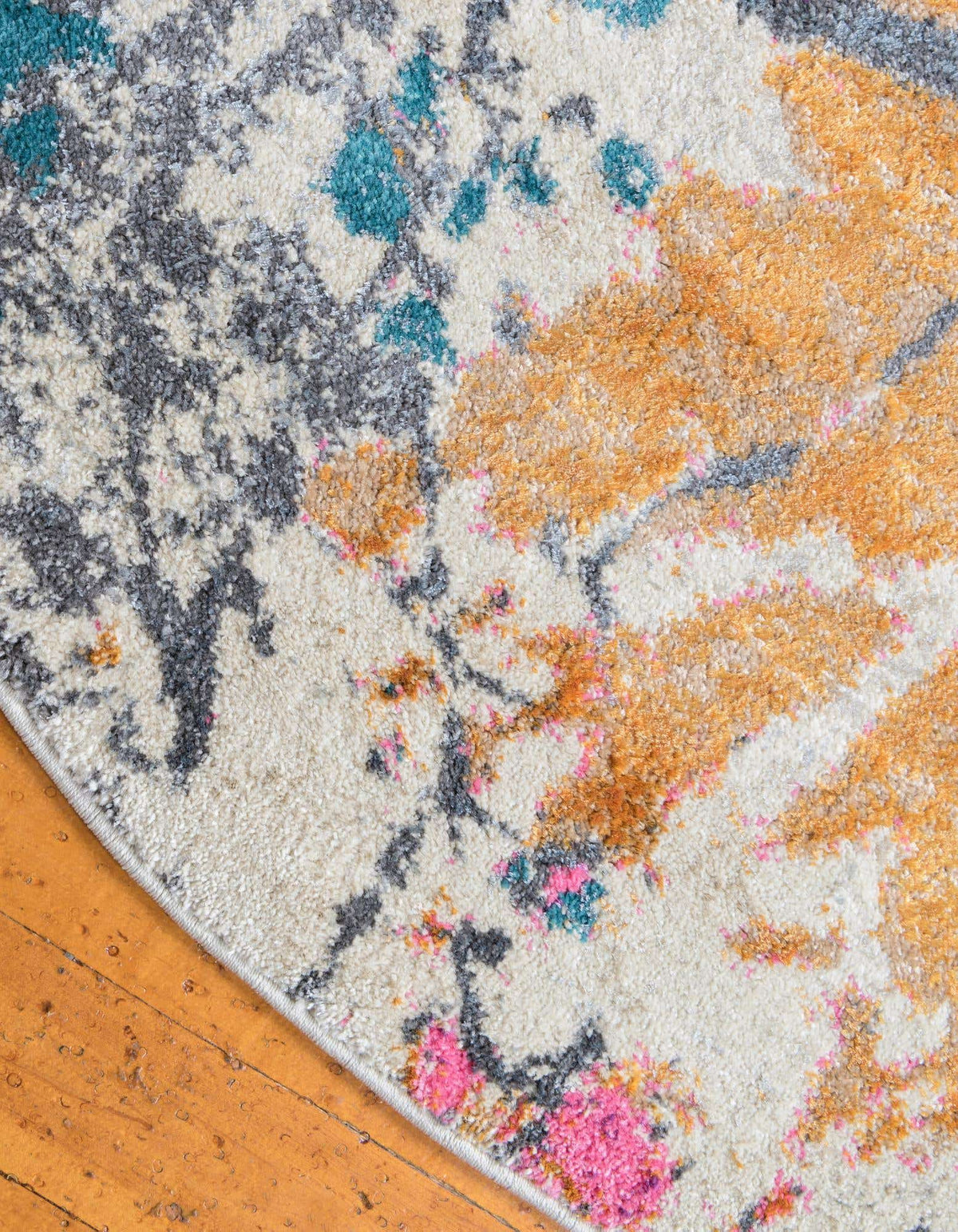 Rund Teppich Aria in Beige von Hadorn™ - Lifestyle Image