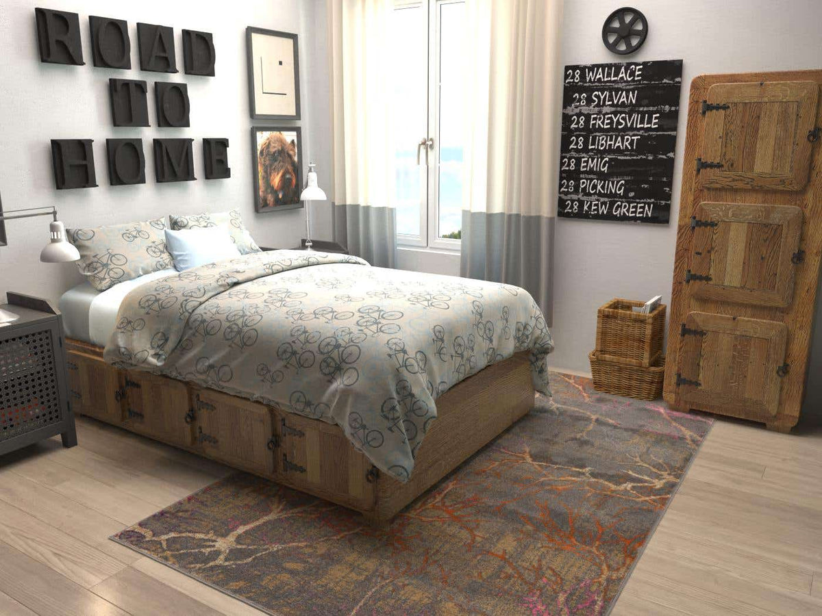 Rechteck Teppich Aria in Grau von Hadorn™ - Lifestyle Image