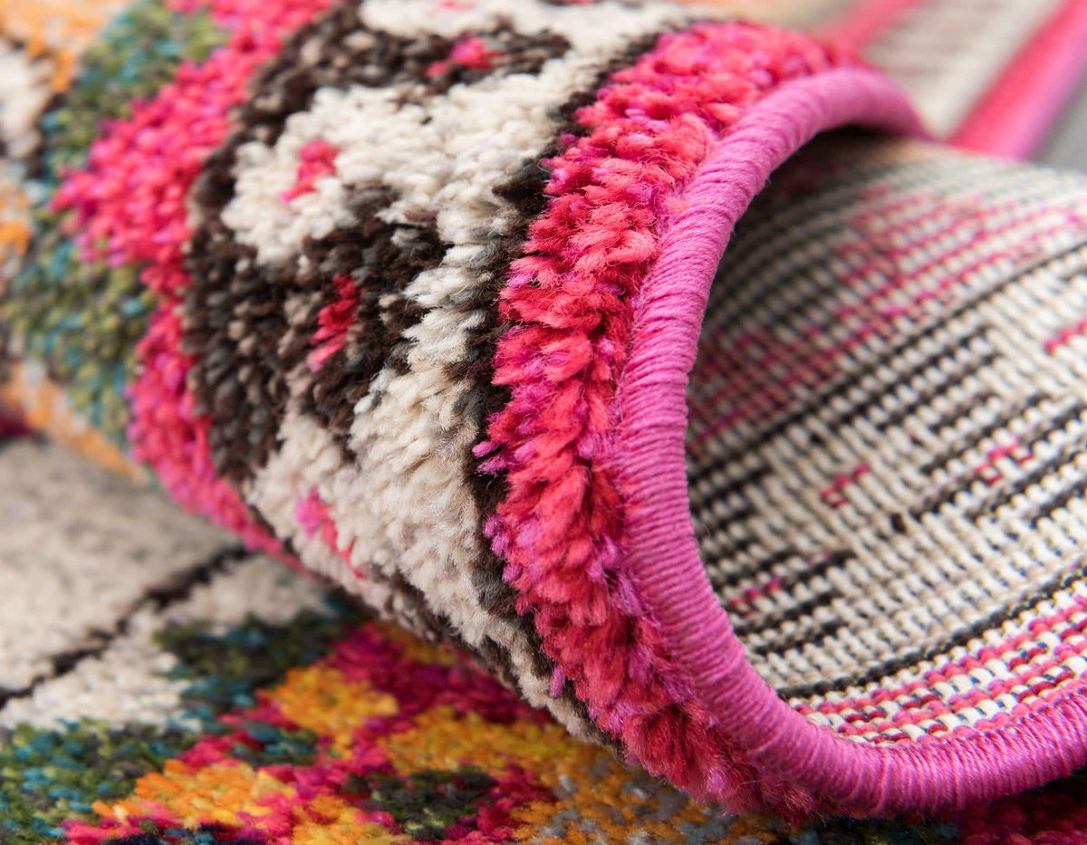 Rechteck Teppich Santa Fe in Rosa von Hadorn™ - Lifestyle Image