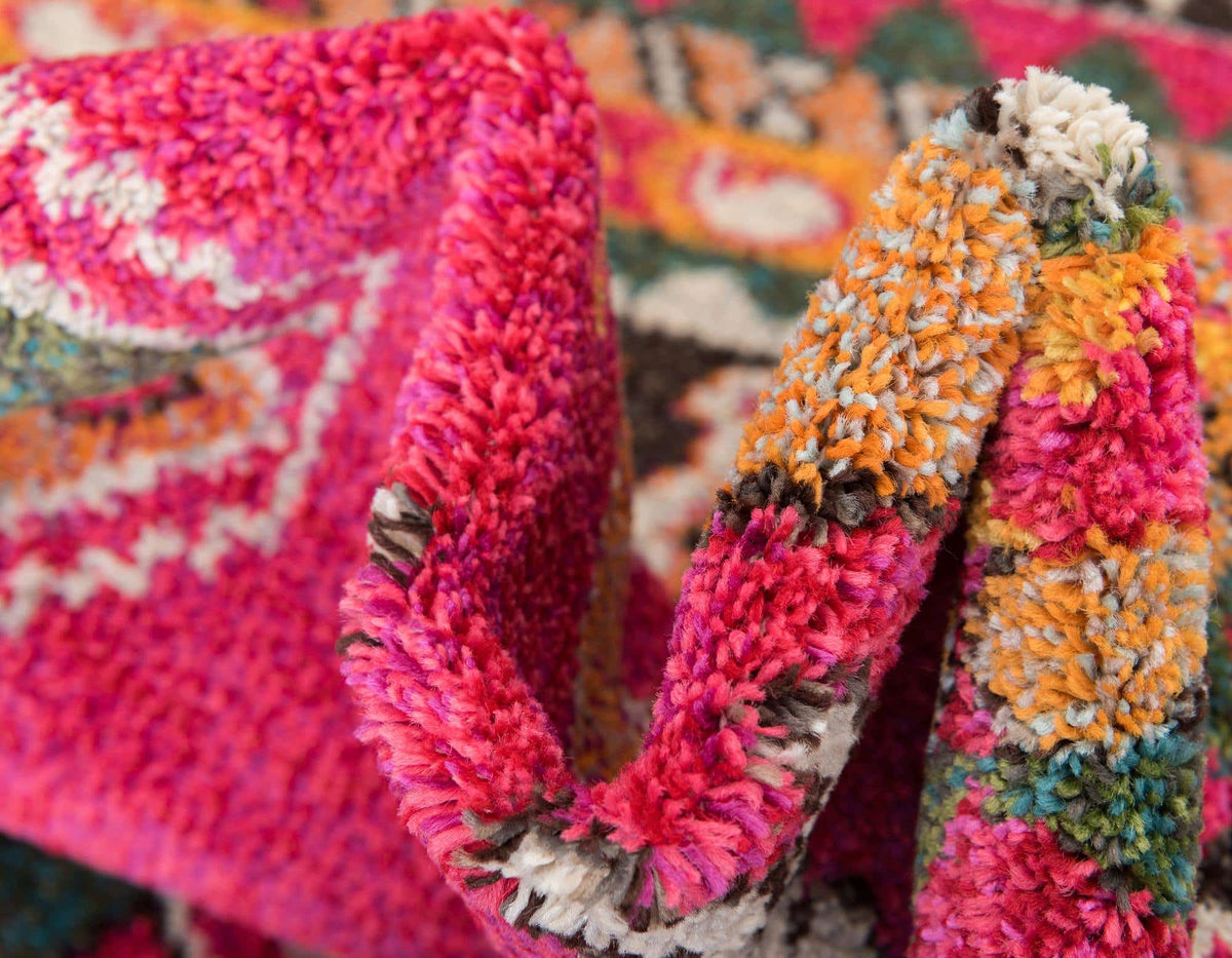 Rechteck Teppich Santa Fe in Rosa von Hadorn™ - Lifestyle Image