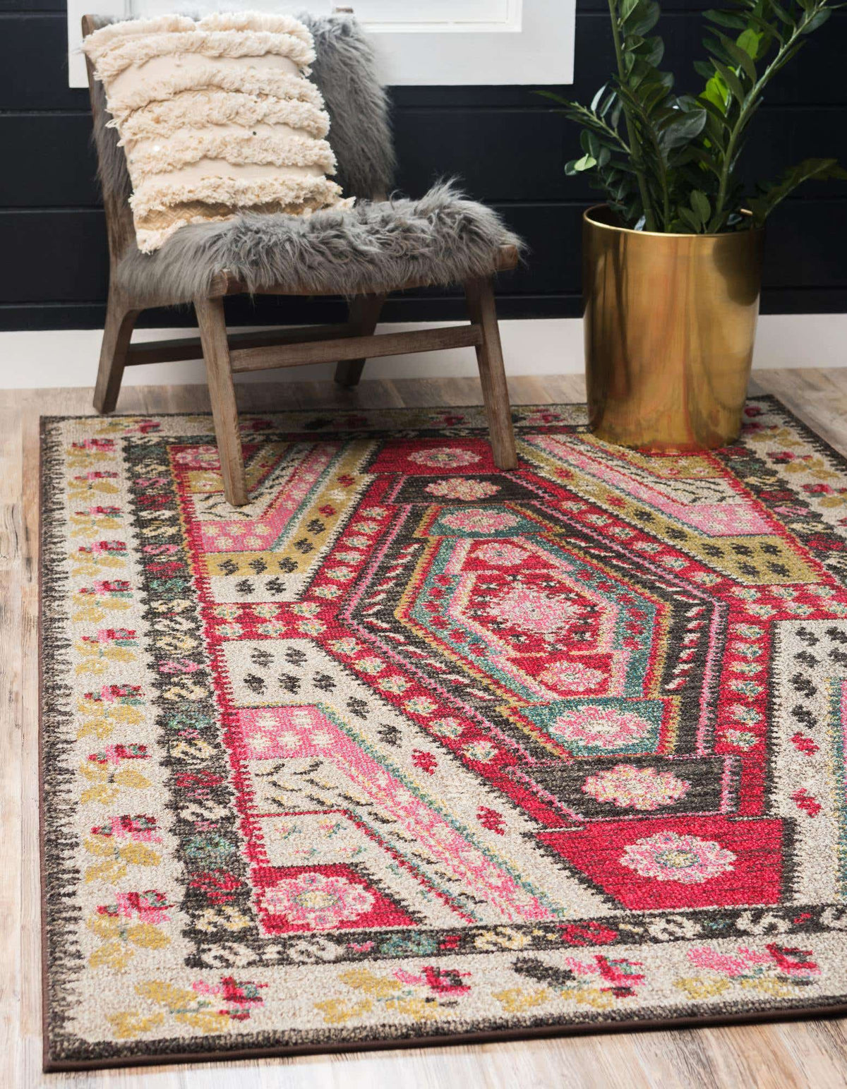 Rechteck Teppich Santa Fe in Mehrfarbig von Hadorn™ - Lifestyle Image