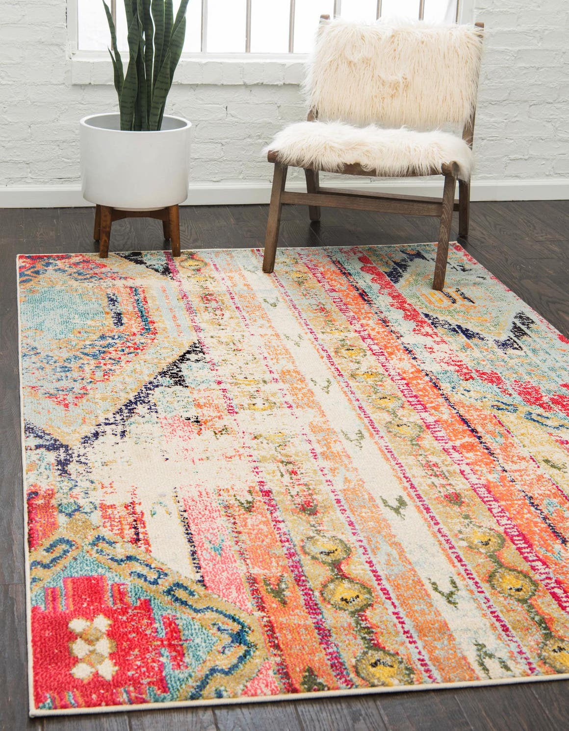 Rechteck Teppich Santa Fe in Mehrfarbig von Hadorn™ - Lifestyle Image