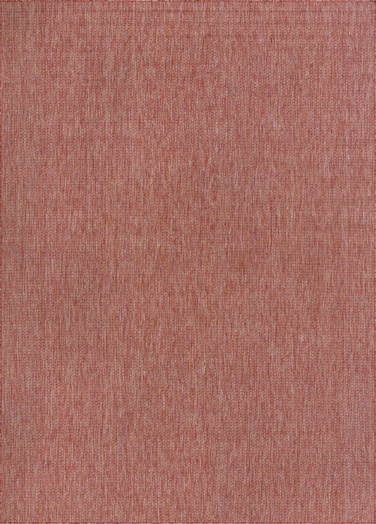 Rechteck Outdoor Teppich Outdoor Solid in Rot von Hadorn™ - Lifestyle Image