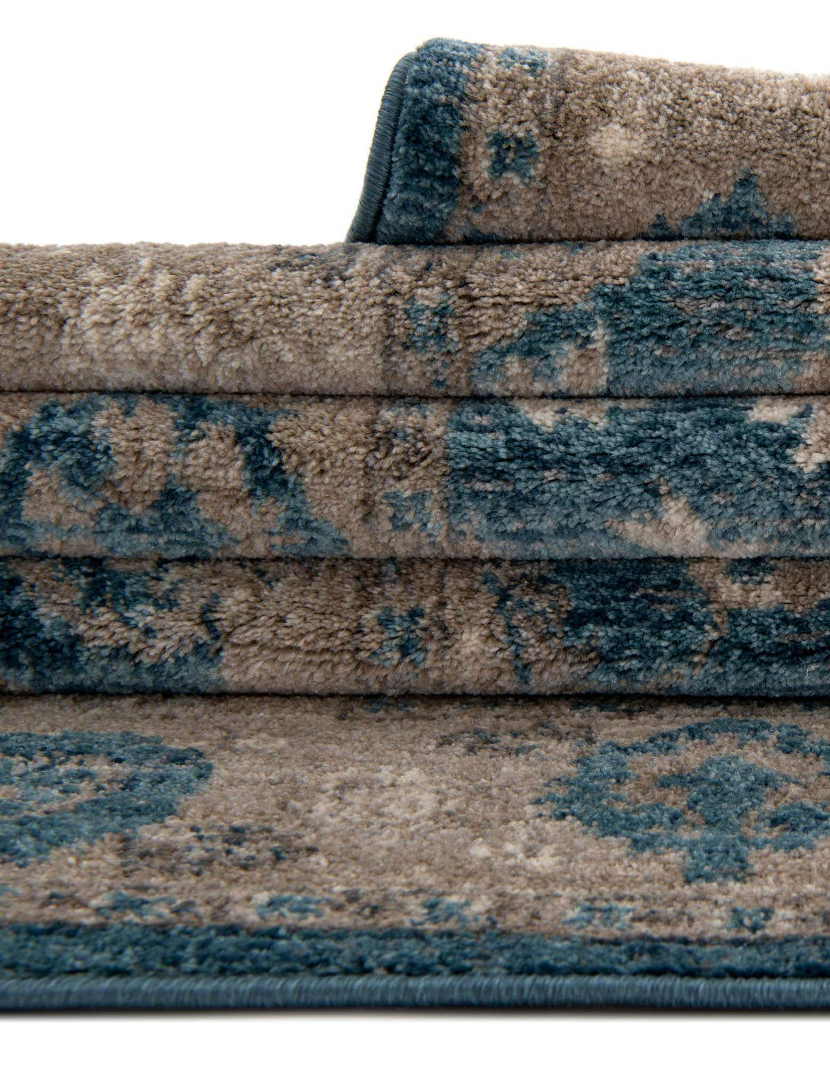 Rechteck Teppich Vienna in Hellblau von Hadorn™ - Lifestyle Image