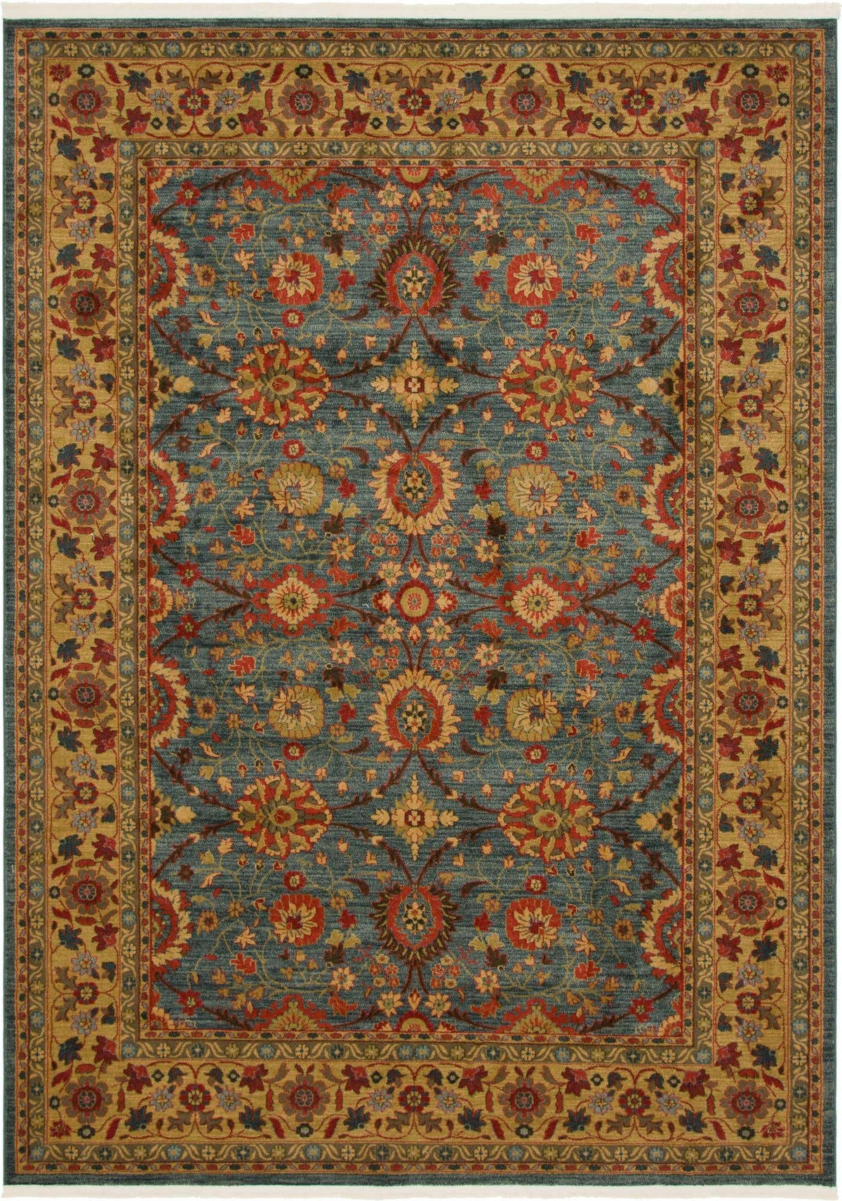 Rechteck Teppich Kensington in Blau von Hadorn™ - Lifestyle Image