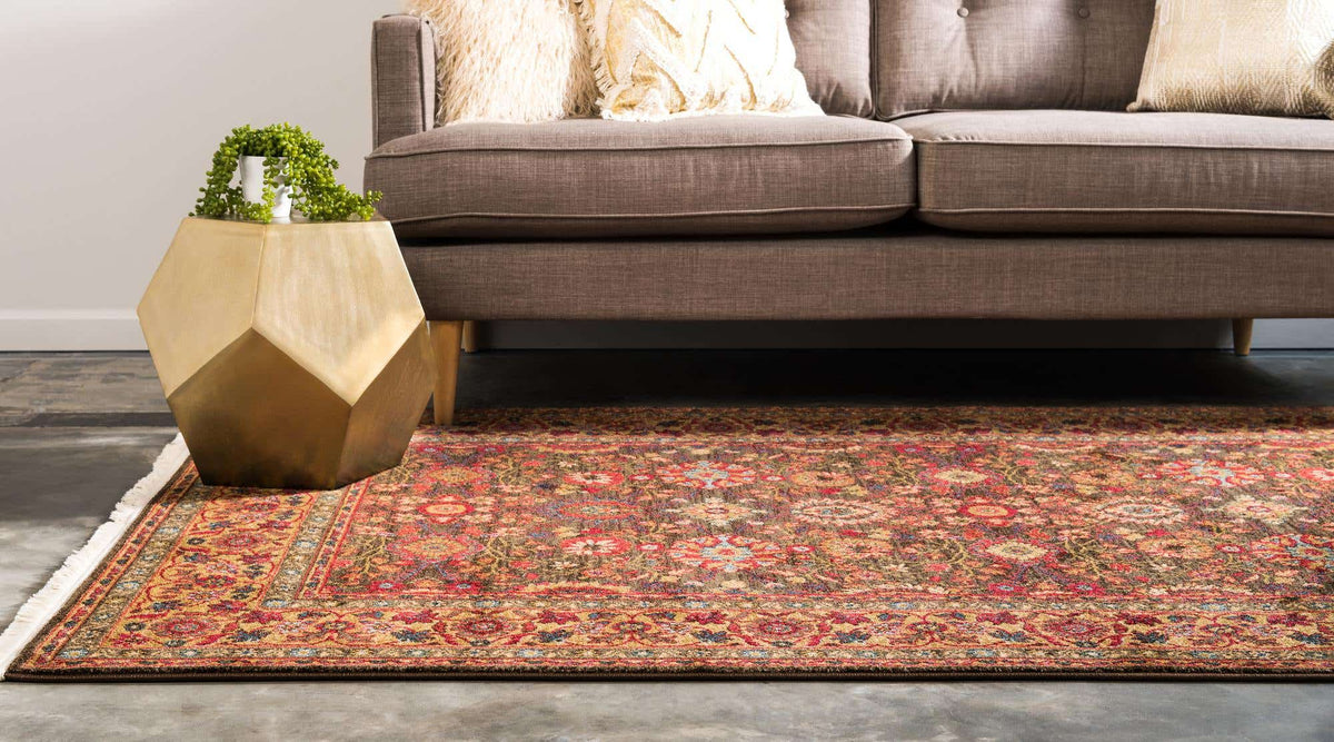 Rechteck Teppich Kensington in Hellbraun von Hadorn™ - Lifestyle Image