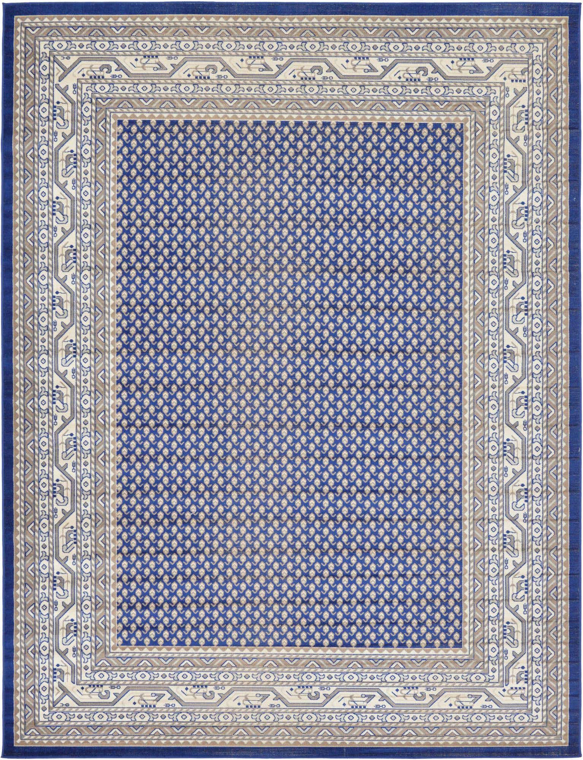 Rechteck Teppich Tribeca in Blau von Hadorn™ - Lifestyle Image