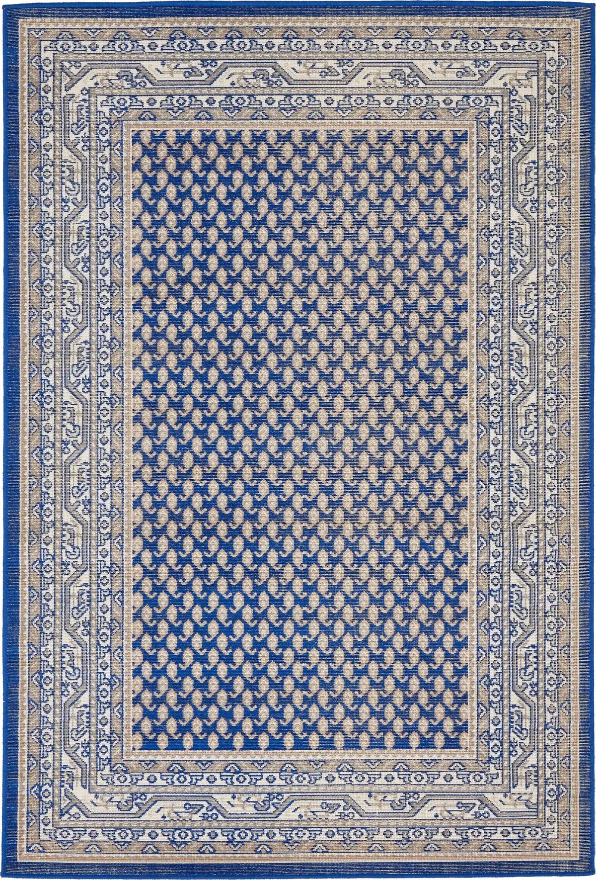 Rechteck Teppich Tribeca in Blau von Hadorn™ - Lifestyle Image