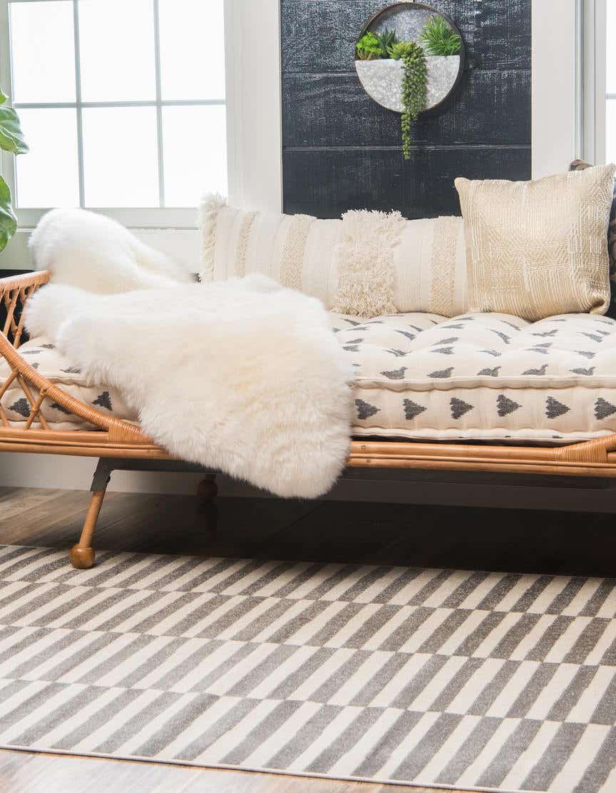 Rechteck Teppich Tribeca in Dunkelgrau von Hadorn™ - Lifestyle Image