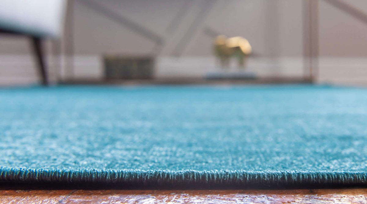 Rechteck Teppich Tribeca in Türkis von Hadorn™ - Lifestyle Image