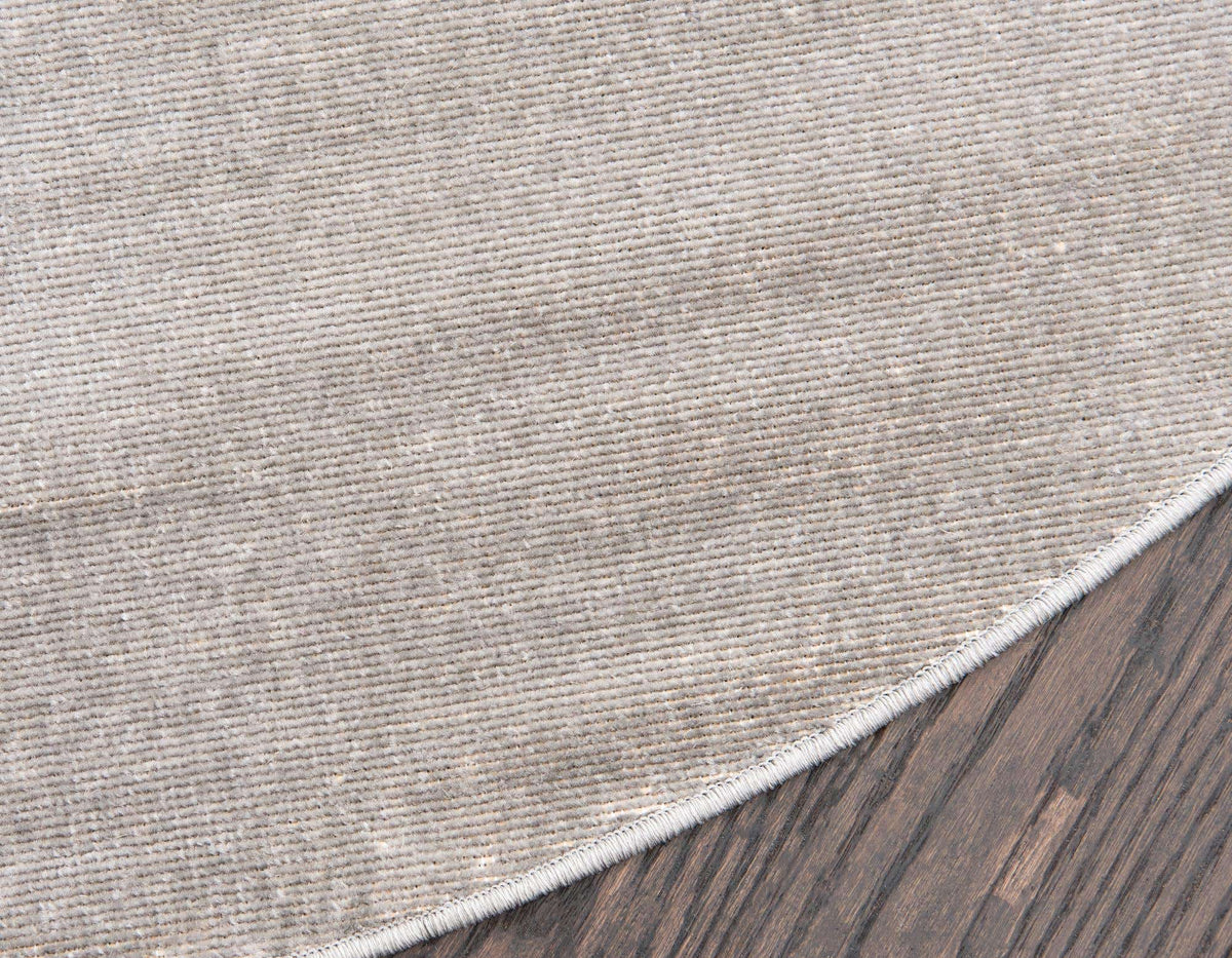 Rund Teppich Tribeca in Grau von Hadorn™ - Lifestyle Image
