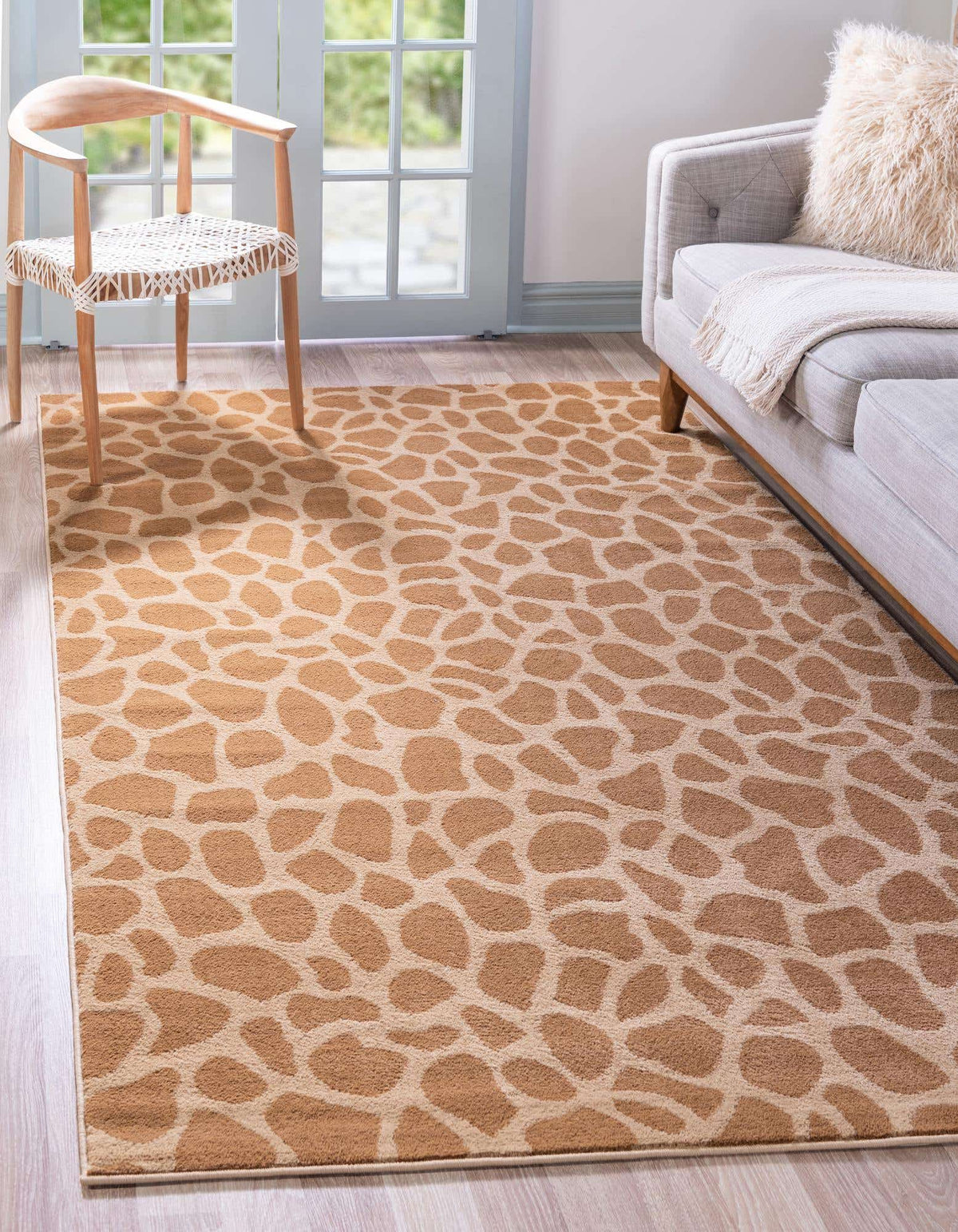 Rechteck Teppich Safari in Gelb von Hadorn™ - Lifestyle Image