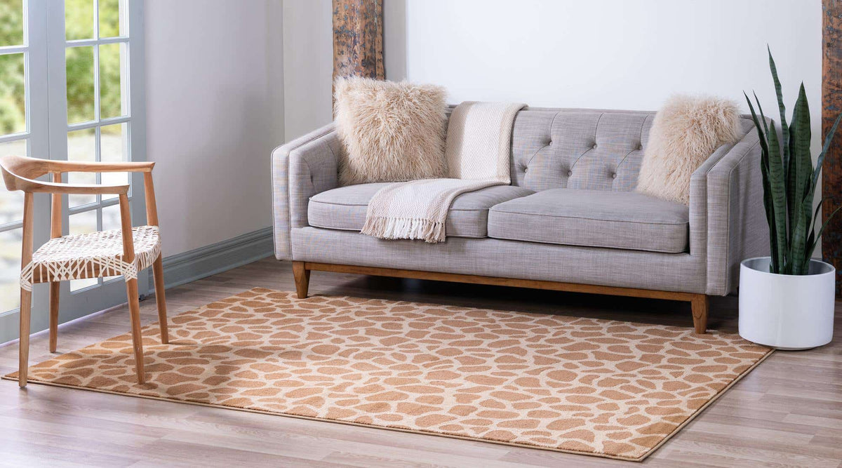 Rechteck Teppich Safari in Gelb von Hadorn™ - Lifestyle Image