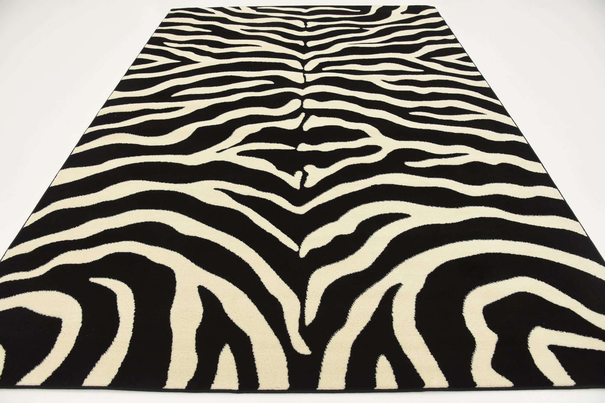 Rechteck Teppich Safari in Schwarz von Hadorn™ - Lifestyle Image