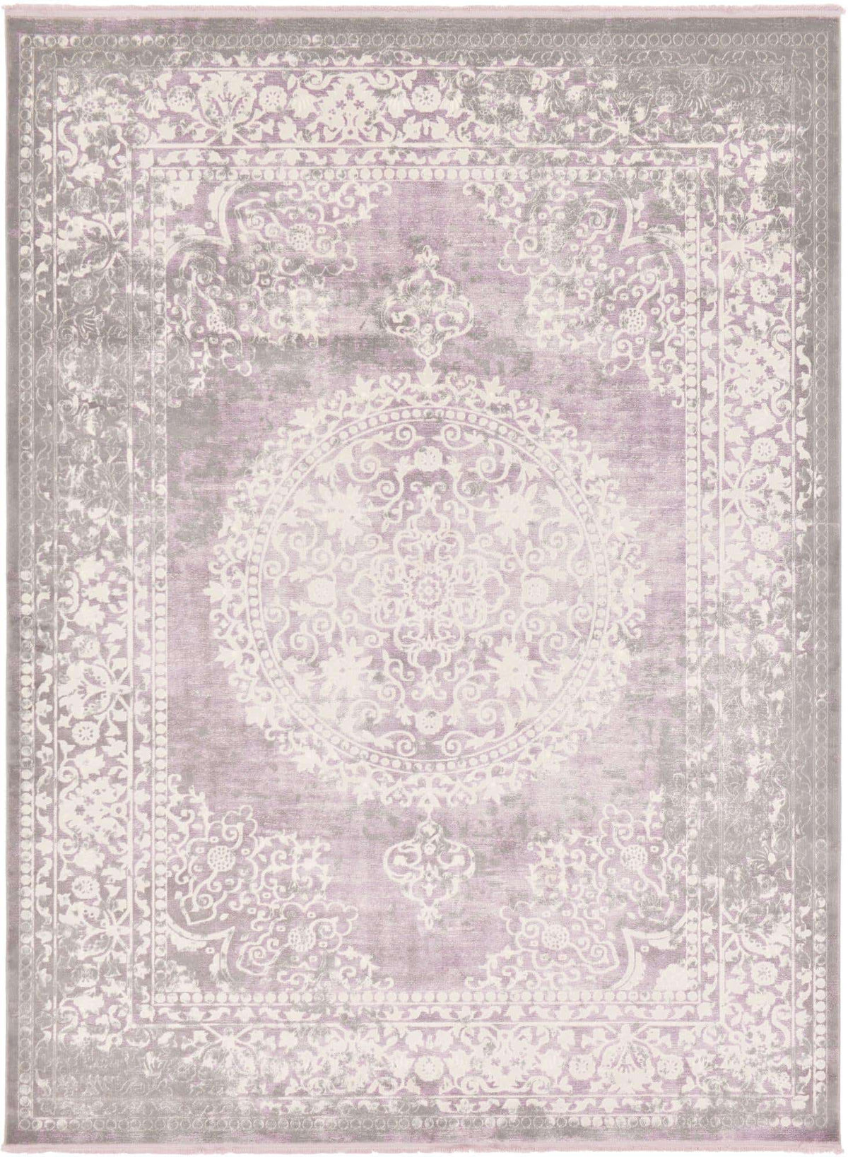 Rechteck Teppich New Vintage in Lila von Hadorn™ - Lifestyle Image
